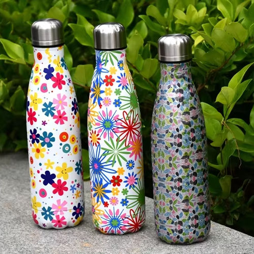 Cola Shape Double Wall Vacuum Seal Metal Custom Thermos Gym Sport Drink Bottle Stainless Steel Insulated Water Bottles