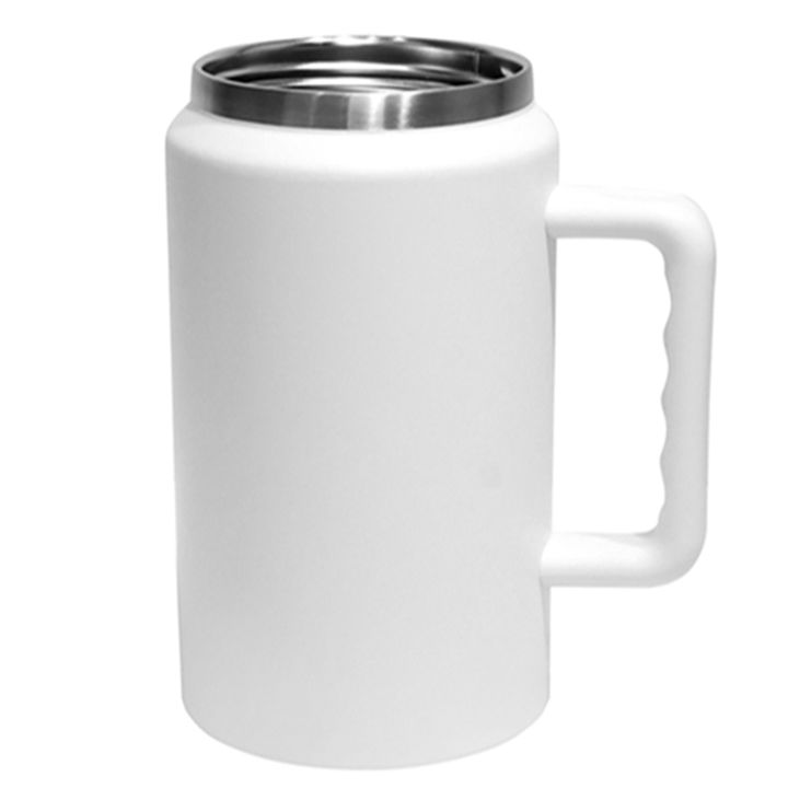 Custom Logo 6 colors Double Wall Vacuum Insulated 50oz Stainless Steel travel coffee mug Tumbler cup with Handle Export-Oriented Factory