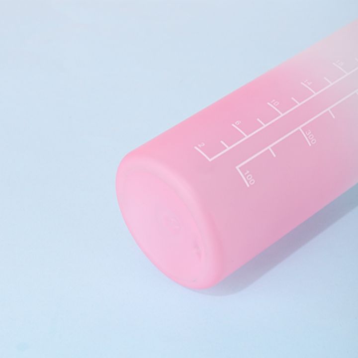 Custom logo Bpa Free 1000ml gradient color plastic sport Gym Motivational water bottles with time marker and silicone straw Industrial Wholesale Pricing Wholesale