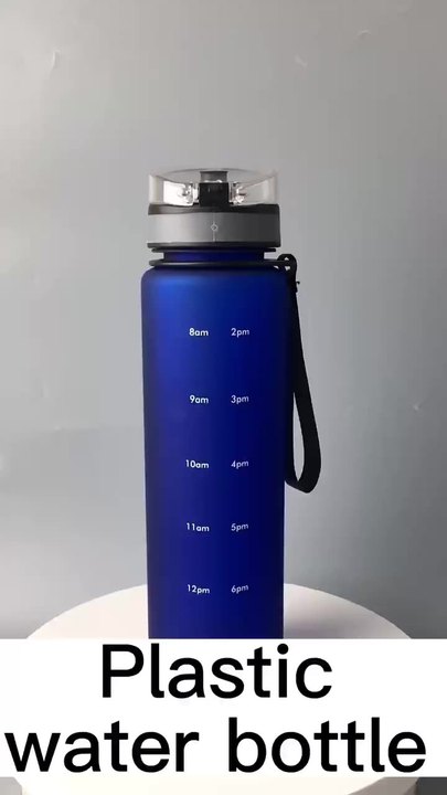 Customize Color and logo 980ml Running Motivational Portable Outdoor Plastic Bpa Free Sports Water Bottles Customized Manufacturing Solutions