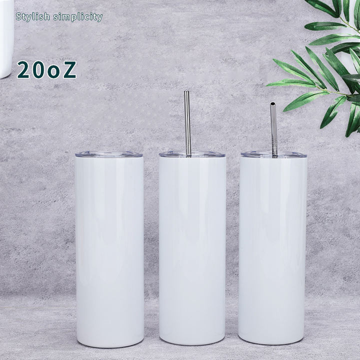 Customize Thermal Sublimation Straight Cups 20oz 30oz Car Mugs Water Cups Travel Drinkware Glass Coffee Mugs 304 Stainless Steel Factory Authorized Wholesale Sourcing