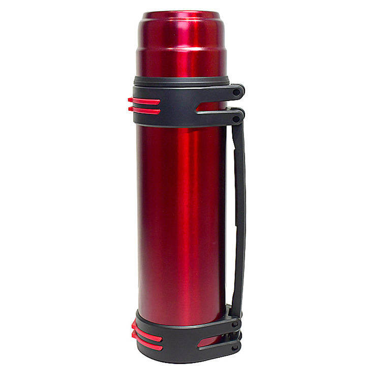 Customized 1500ml Double wall Thermos Bottle outdoor travel camping sport Stainless steel vacuum flasks with handle Custom Manufacturing