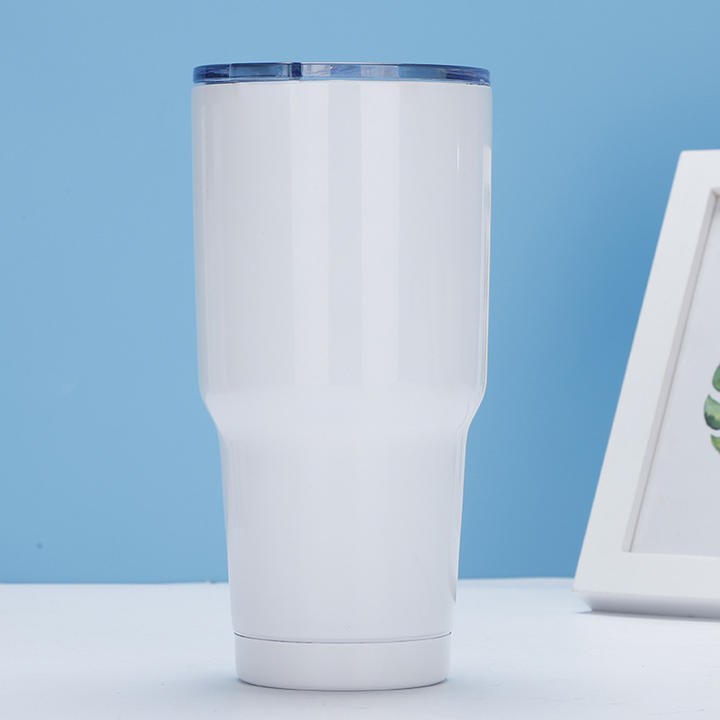 Customized 20oz/30oz Thermal Sublimation Straight Cups Eco-Friendly Car Mugs Travel Drinkware 304 Stainless Steel Glass PP Global Manufacturing