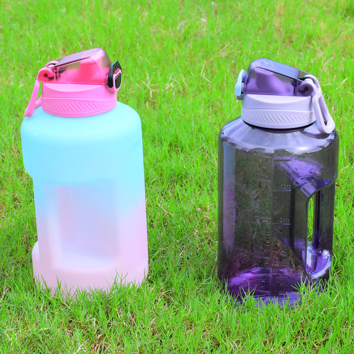 Customized High quality OEM 1.2Litre/42oz Large Capacity Fitness Kettle bpa free 1200ml PETG Sport water bottle with custom logo Factory Outlet