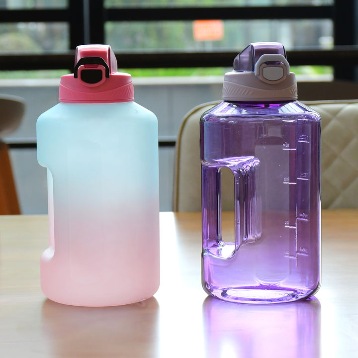 Customized High quality OEM 1.2Litre/42oz Large Capacity Fitness Kettle bpa free 1200ml PETG Sport water bottle with custom logo Factory Outlet