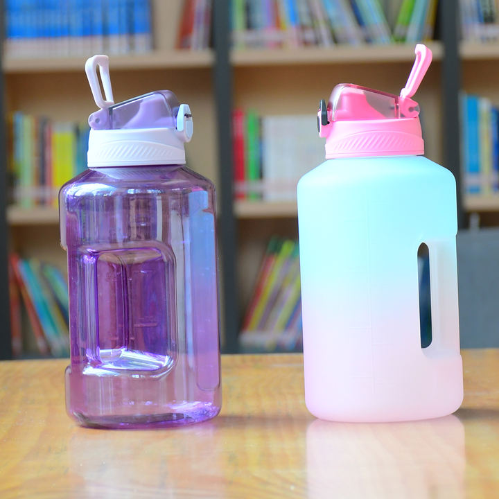 Customized High quality OEM 1.2Litre/42oz Large Capacity Fitness Kettle bpa free 1200ml PETG Sport water bottle with custom logo Factory Outlet