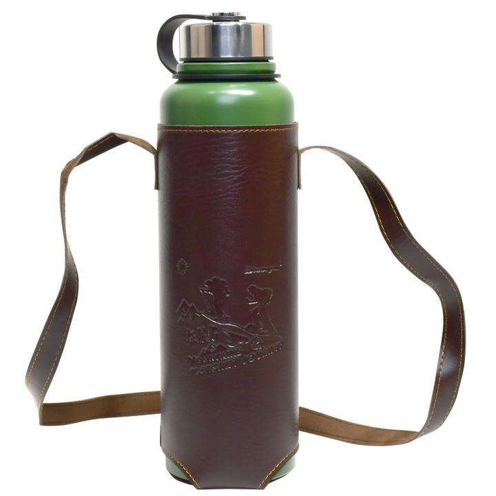 Customized OEM/ODM 1100ml Double Wall Stainless Steel Vacuum Insulated Water Bottle Thermal Flasks  with sleeve and tea infuser Industrial Supplier