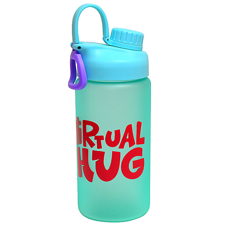 Direct Drinking BPA-Free Leakproof Gym 1.2L  Portable Strap Handle Plastic Sport Water Bottle with Lid  Unisex Camping Export-Oriented Factory Wholesale