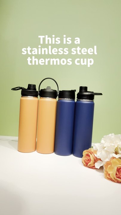 Direct Drinking Gym Thermoses Flask for Hiking Camping Travel 750 ml Double Wall Insulated Stainless Steel Sports Water Bottle Efficient Manufacturing Outlet