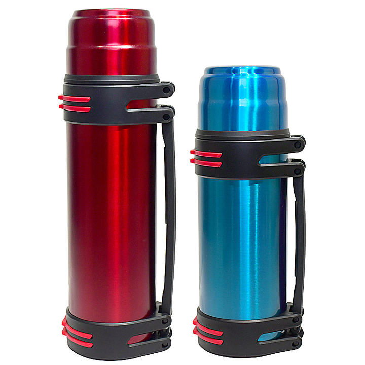 Dual Wall Stainless Steel Vacuum Flask Big Capacity Portable Thermos Outdoor Travel Camping Durable Sport Mugs High Logo China Manufacturing Hub