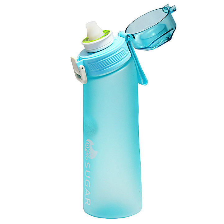 Eco-Friendly 650ml Drinkware BPA-Free Custom Logo New Sport Gym Kids Camping Air Travel Tritan Water Bottle Flavour Pods