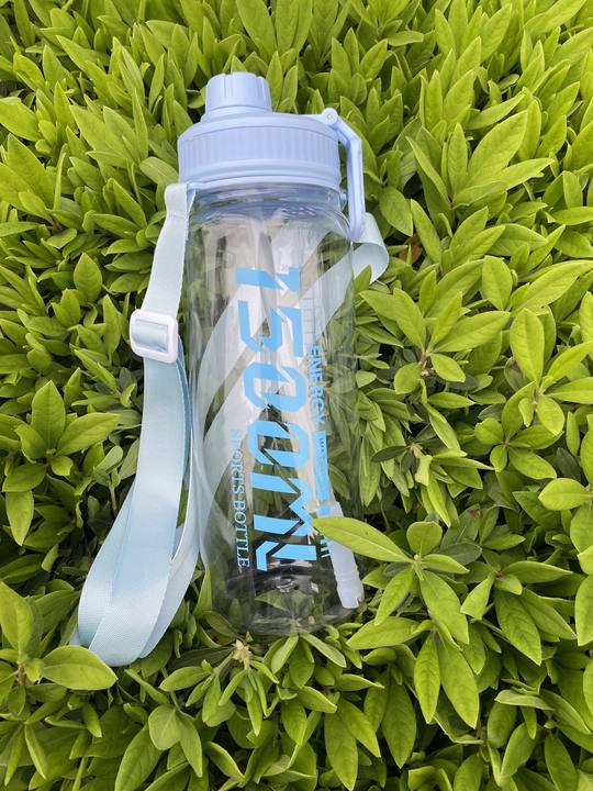Eco Health 50oz (1500ml) Portable Gym Kettle Wide-Mouth Sport Water Bottle with 5L Capacity Marker Plastic Lid Fitness Camping Factory Wholesale Export