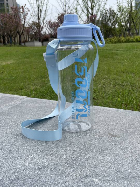 Eco Health 50oz (1500ml) Portable Gym Kettle Wide-Mouth Sport Water Bottle with 5L Capacity Marker Plastic Lid Fitness Camping Factory Wholesale Export