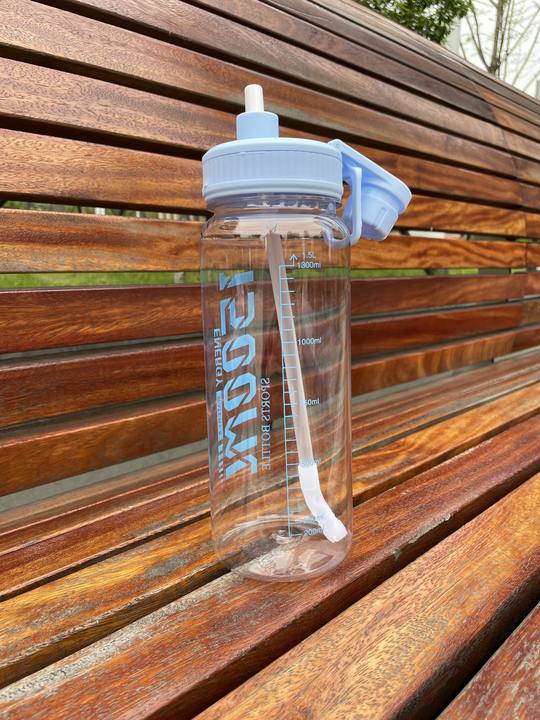 Eco Health 50oz (1500ml) Portable Gym Kettle Wide-Mouth Sport Water Bottle with 5L Capacity Marker Plastic Lid Fitness Camping Factory Wholesale Export