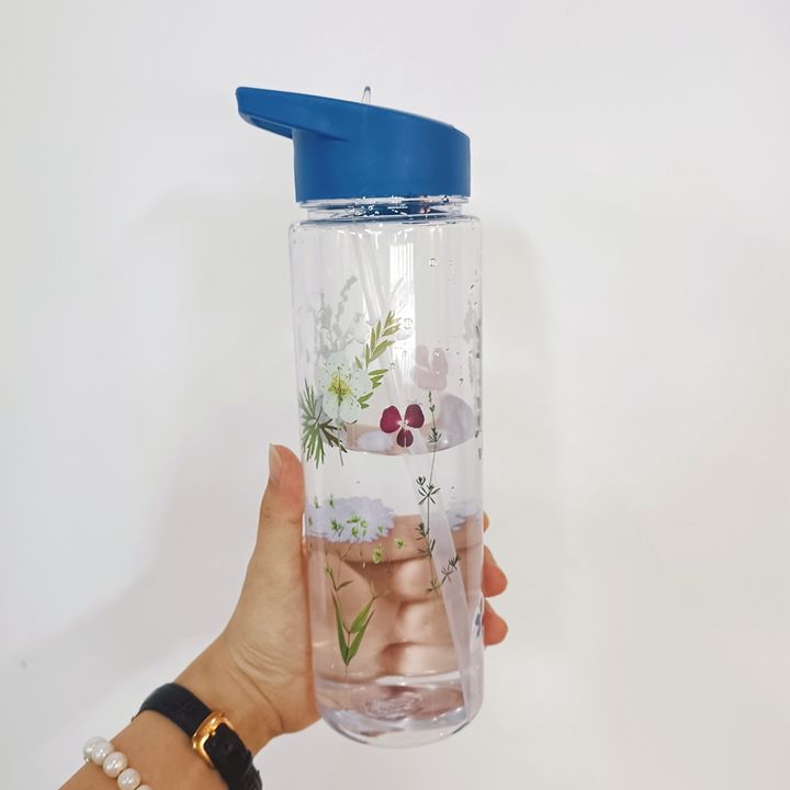 Eco Sport Water Bottle with Straw Friendly Cute Summer Bpa Free Thermal Transfer Printing Kids Cup Custom Pattern Student Unisex Industrial Exporter Operations