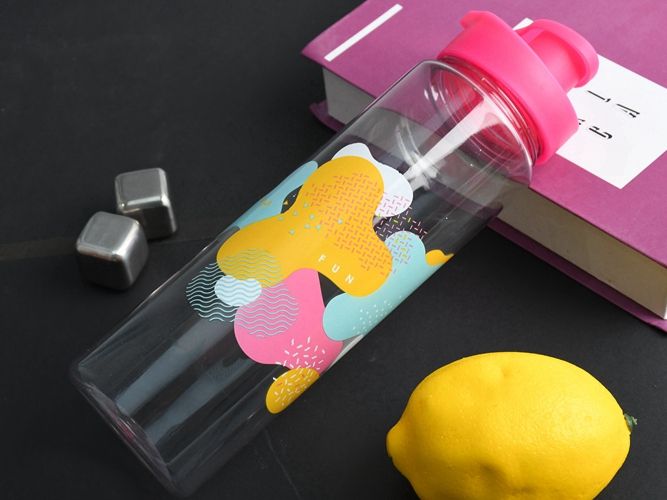 Eco Sport Water Bottle with Straw Friendly Cute Summer Bpa Free Thermal Transfer Printing Kids Cup Custom Pattern Student Unisex Industrial Exporter Operations