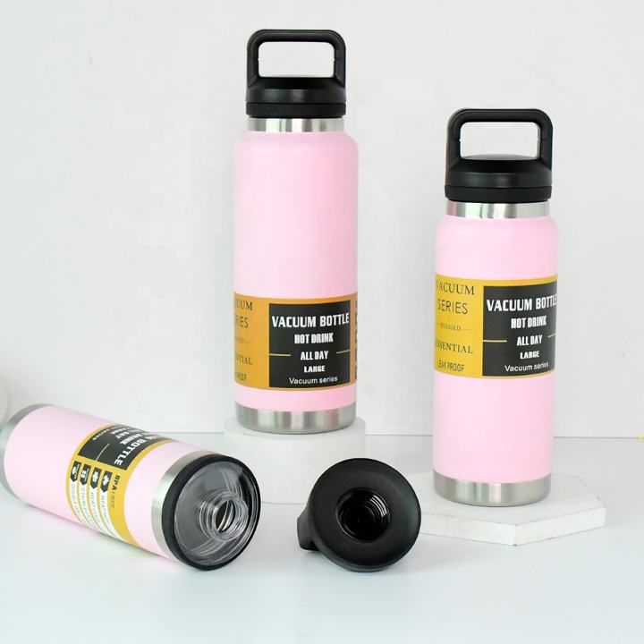 Eco friendly 600ml 800ml 1100ml double layer Durable Leakproof stainless steel  vacuum flasks & insulated thermoses Bottle Factory to Consumer