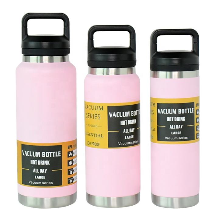 Eco friendly 600ml 800ml 1100ml double layer Durable Leakproof stainless steel  vacuum flasks & insulated thermoses Bottle Factory to Consumer