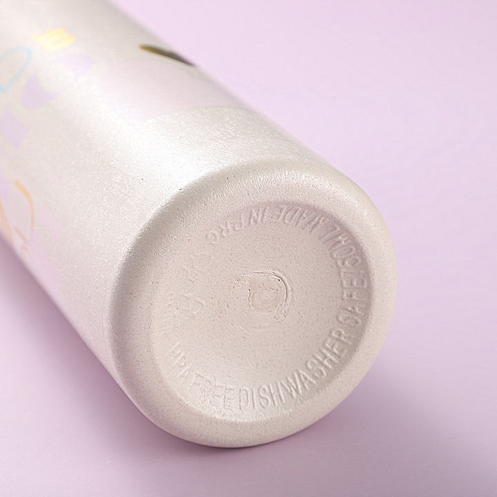 Eco-friendly 700ml portable bpa free sport plastic wheat straw biodegradable material water bottle with custom logo Production Facility Export