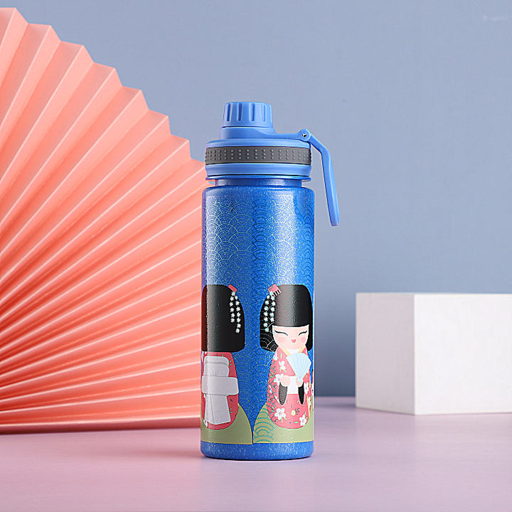 Eco-friendly Food grade Lightweight & Sturdy Gift Mug Tumbler plastic Wheat Straw Rice Husk Fiber water bottle