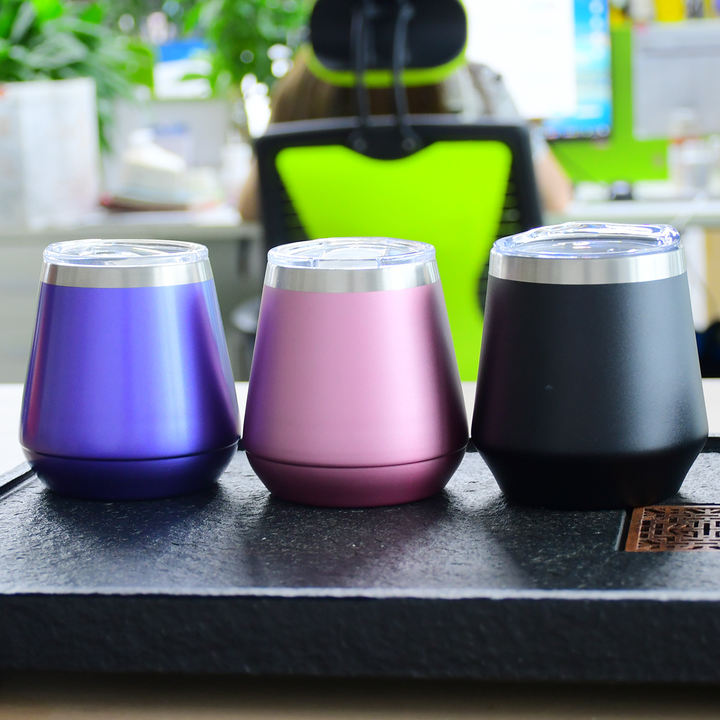 Eco-friendly Insulated & Reusable custom logo Double Wall Stainless Steel VacuumTravel egg mug Thermal coffee cup with pp lid Overseas Manufacturing Manufacturer