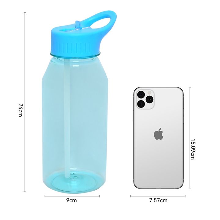 Eco friendly colourful drinkware bpa free  1Litre l/32oz gym sport plastic water bottle With handle for Travel China Industrial Supplier Chain