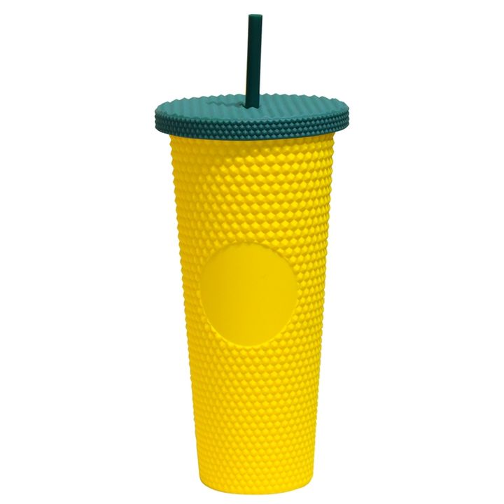 Eco friendly products 2024 durian cups coffee gradient color 710ml/24oz double wall matte studded tumbler wholesale bulk China Supplier