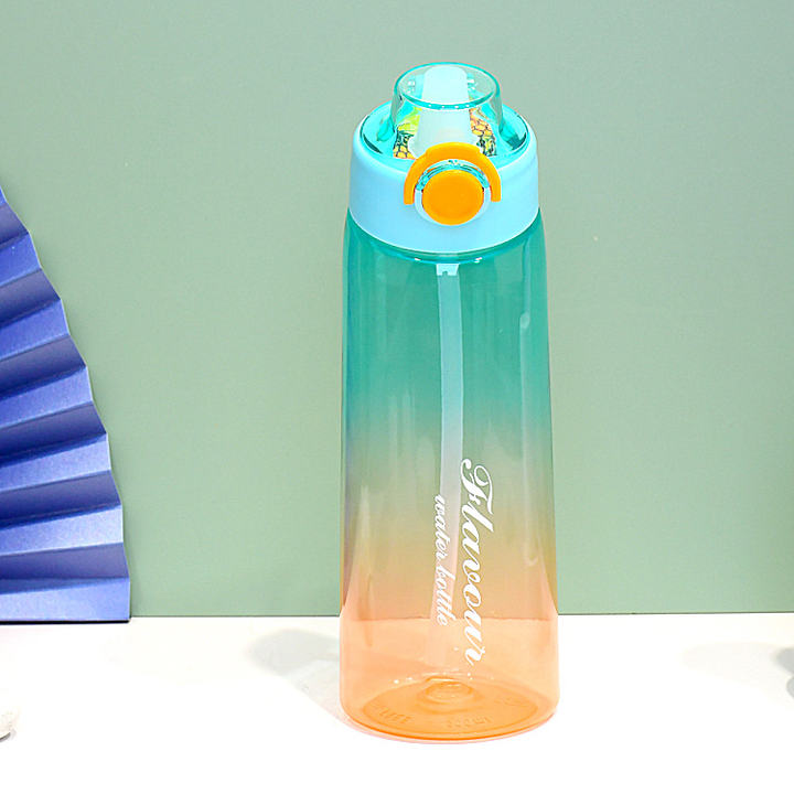 European and American popularity custom logo 650ml/800ml tritan scent fruit Flavored Water Bottle with Flavour Pods Product Manufacturing Excellence