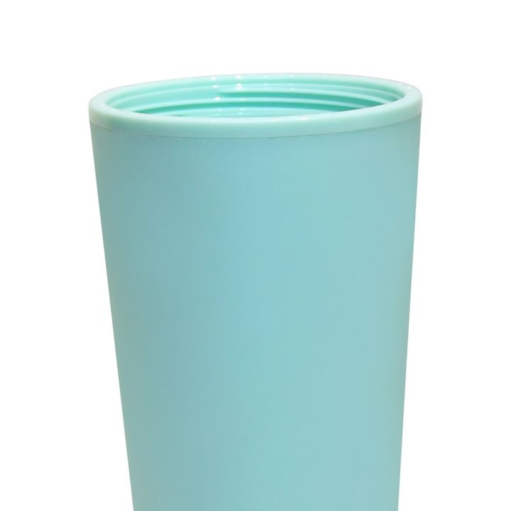 Factory Direct Reusable Eco Friendly customizable Wide Mouth bpa free 26oz matte double wall plastic cup leakproof Screw lid Large Order Wholesale