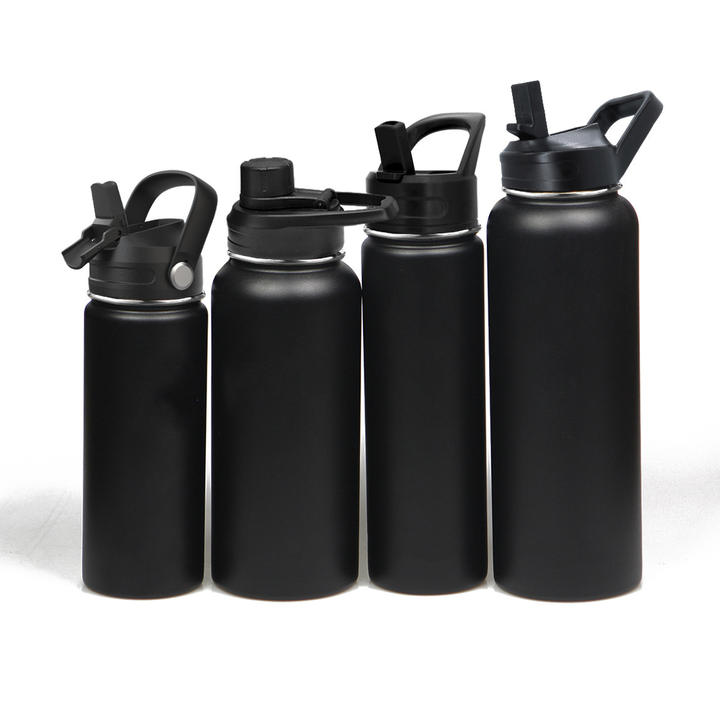 Factory Directly Sell customized stainless Steel  Vacuum Insulated Large Mouth Water Bottle With Various Lids Discount Wholesale Production