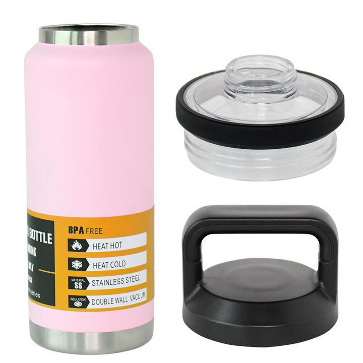 Factory Price wholesale 18oz/26oz/36oz BPA FREE Leakproof handle double layer stainless steel  vacuum flask