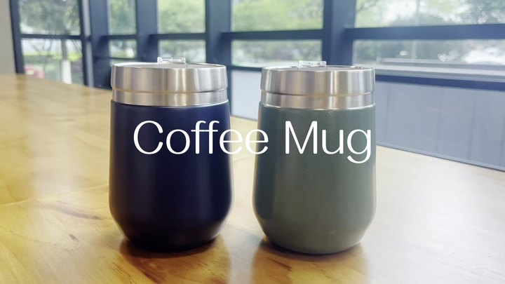 Factory Whoesle customizable 10oz mini 8/18 double wall tumbler Stainless steel insulation thermos Coffee wine tea mug vacuum cu Industrial Production