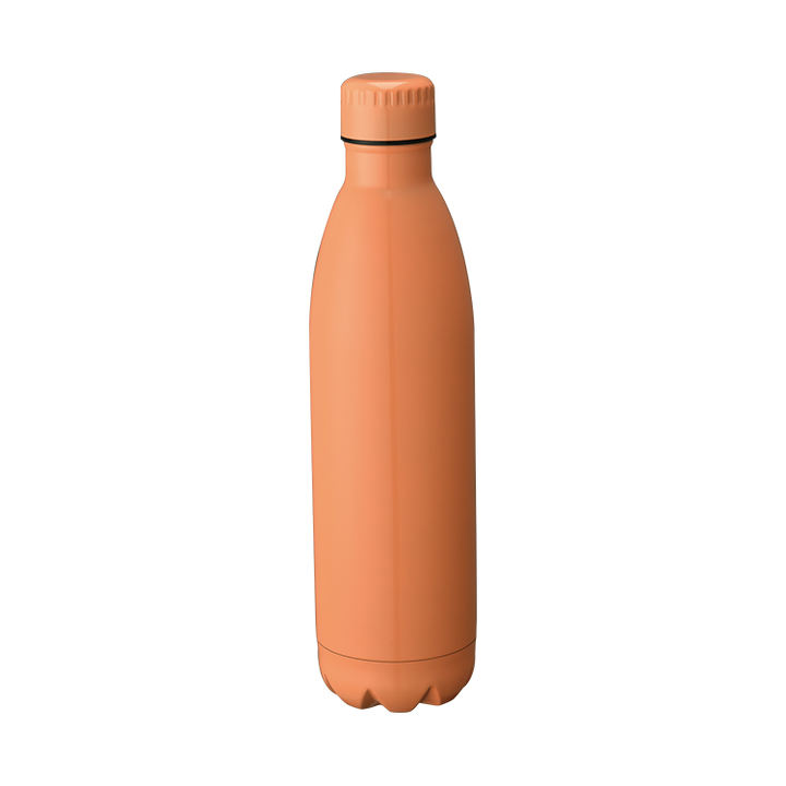 Factory customizable Eco Friendly Powder Coating Vacuum Double Wall Stainless Steel Cola Shape Rubber Coated Water Bottle Low-Cost Manufacturing Hub
