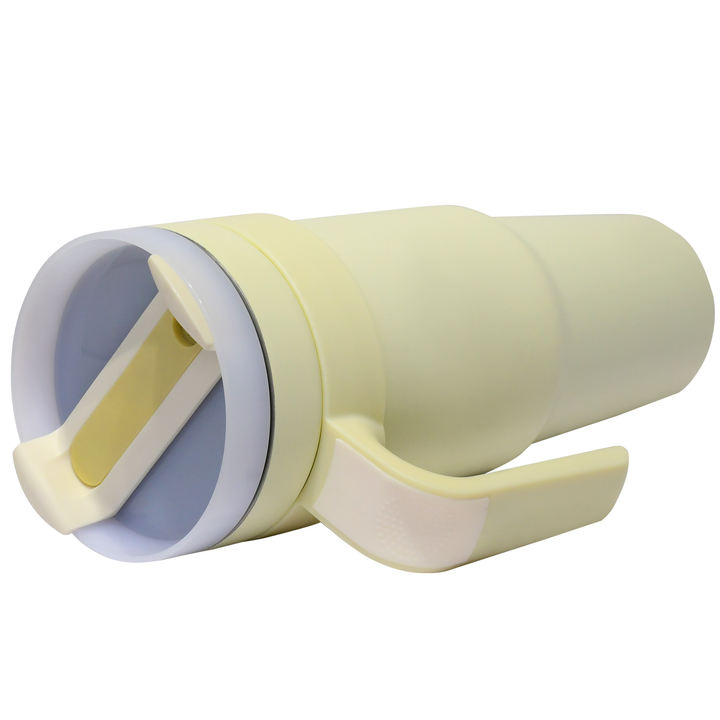 Factory customizable SS304 stainless steel vacuum water coffee travel thermos mug cup tumbler 40oz with handle logo Discount Factory