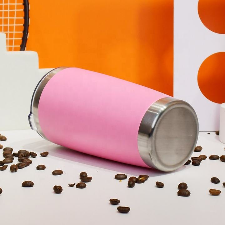 Factory wholesale custom Birthday gift 3D printing 20oz 304 stainless steel coffee cup with metal straw Mass Production B2B