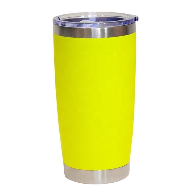 Factory wholesale custom Birthday gift 3D printing 20oz 304 stainless steel coffee cup with metal straw Mass Production B2B