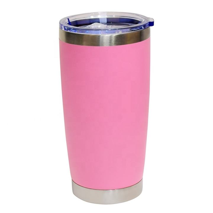 Factory wholesale custom Birthday gift 3D printing 20oz 304 stainless steel coffee cup with metal straw Mass Production B2B