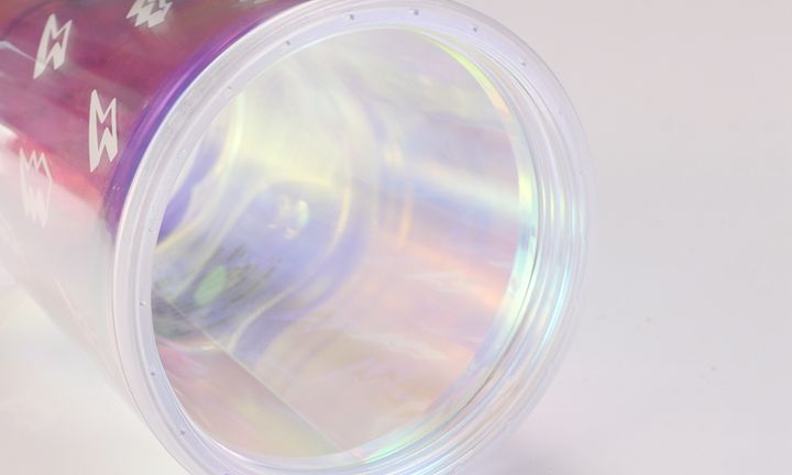 Factory wholesale customization 400ml /14oz clear travel cup Double walled plastic tumbler with straw and lid China Factory Supply Services
