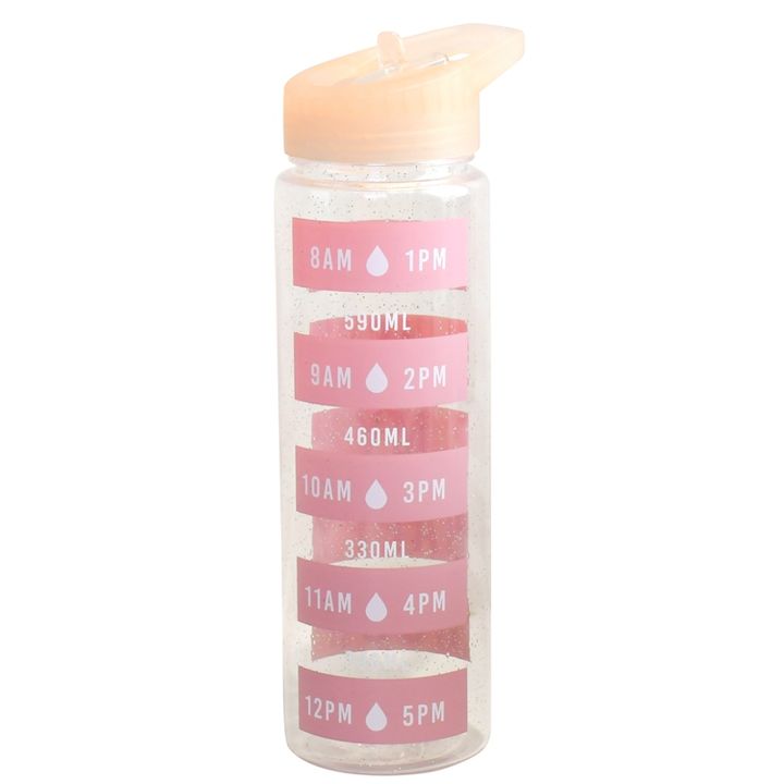 Factory wholesale eco friendly Leakproof sublimation botella de agua  gradient ramp 500ml plastic sport water bottle with straw Contract-Based Manufacturing