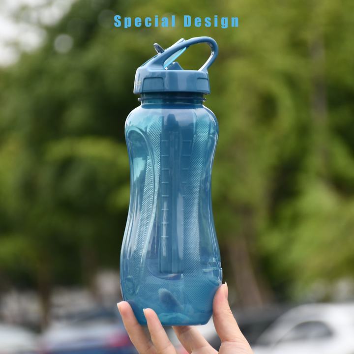 Factory wholesale price promotion France hot sale 750ml  Transparent Sports Plastic Popsicle Water Bottle with straw handle Factory Pricing Export