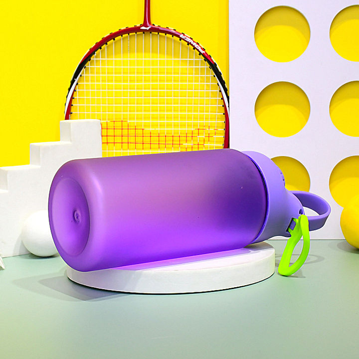 Fashion Style BPA-free food-grade material drink directly violet plastic large sport water bottles with leakproof lid High-Quality Wholesale
