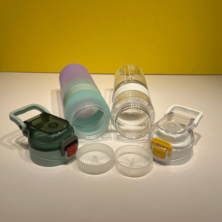 Gradient Color Time Marker Drinkware Sport Motivational Water Bottle Gym Plastic Presents Sports Bear Unisex Custom Logo 32oz China Wholesale Factory Outlet