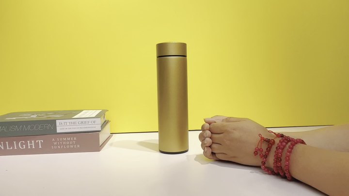 HOT SALE 500ml Customize logo Gift Cup Smart Thermos Cup Intelligent LED Temperature Display Stainless Steel Vacuum Flask Wholesale Distribution Center Customization