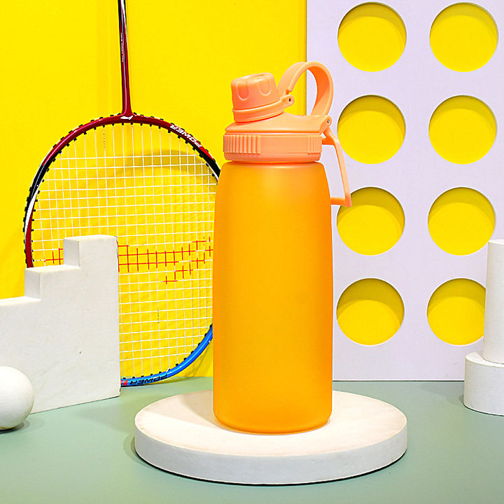 HOT selling Leakproof BPA FREE 1L fitness gym plastic sport motivational water bottle with Stimulating time marker B2B Factory Pricing Processing