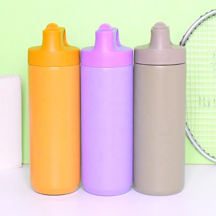 Hot Custom Leakproof Stainless Steel Insulated Vacuum Flasks Sport Fitness Water Bottle With Straw China Manufacturing Distributor