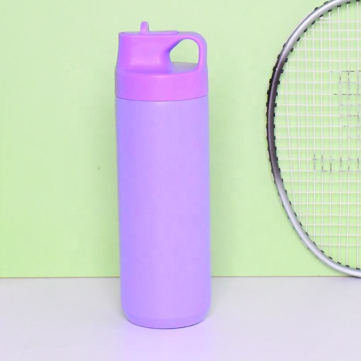 Hot Custom Leakproof Stainless Steel Insulated Vacuum Flasks Sport Fitness Water Bottle With Straw China Manufacturing Distributor