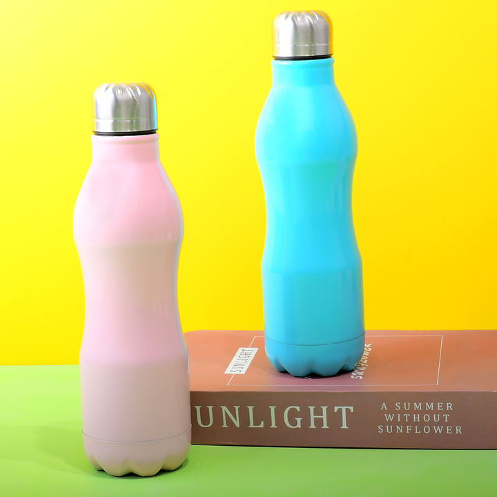 Hot Sale Eco-friendly Stainless steel small mouth Vacuum Insulated 500ml double wall thermos cola shape creative water bott Private Label Manufacturing