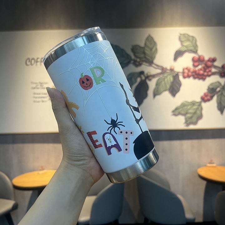 Hot Selling 20oz Travel Tumbler Customized logo and color Stainless Steel Double Wall Vacuum Coffee Mug with Lid