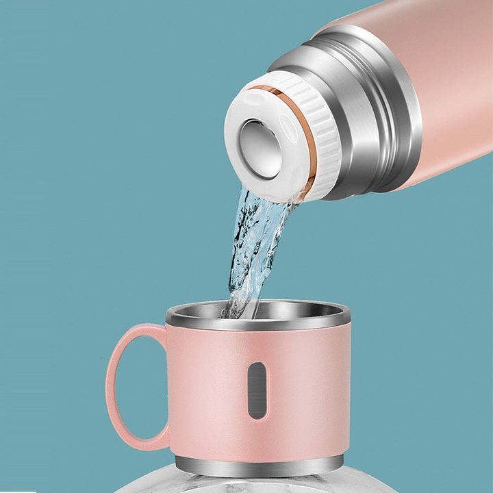 Hot Selling Classic 304 Stainless Steel Double Wall Vacuum Flask Portable Straight Cup Water Bottle Coffee Mug Business Gifts Factory Authorized Wholesale Export