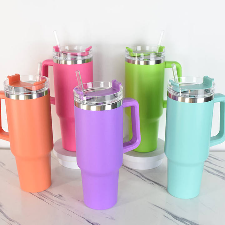 Hot sale wholesale price bulk BPA FREE Sublimation Stainless Steel Custom Logo 40oz travel mugs for hot /cold drinks Mass Market Wholesale